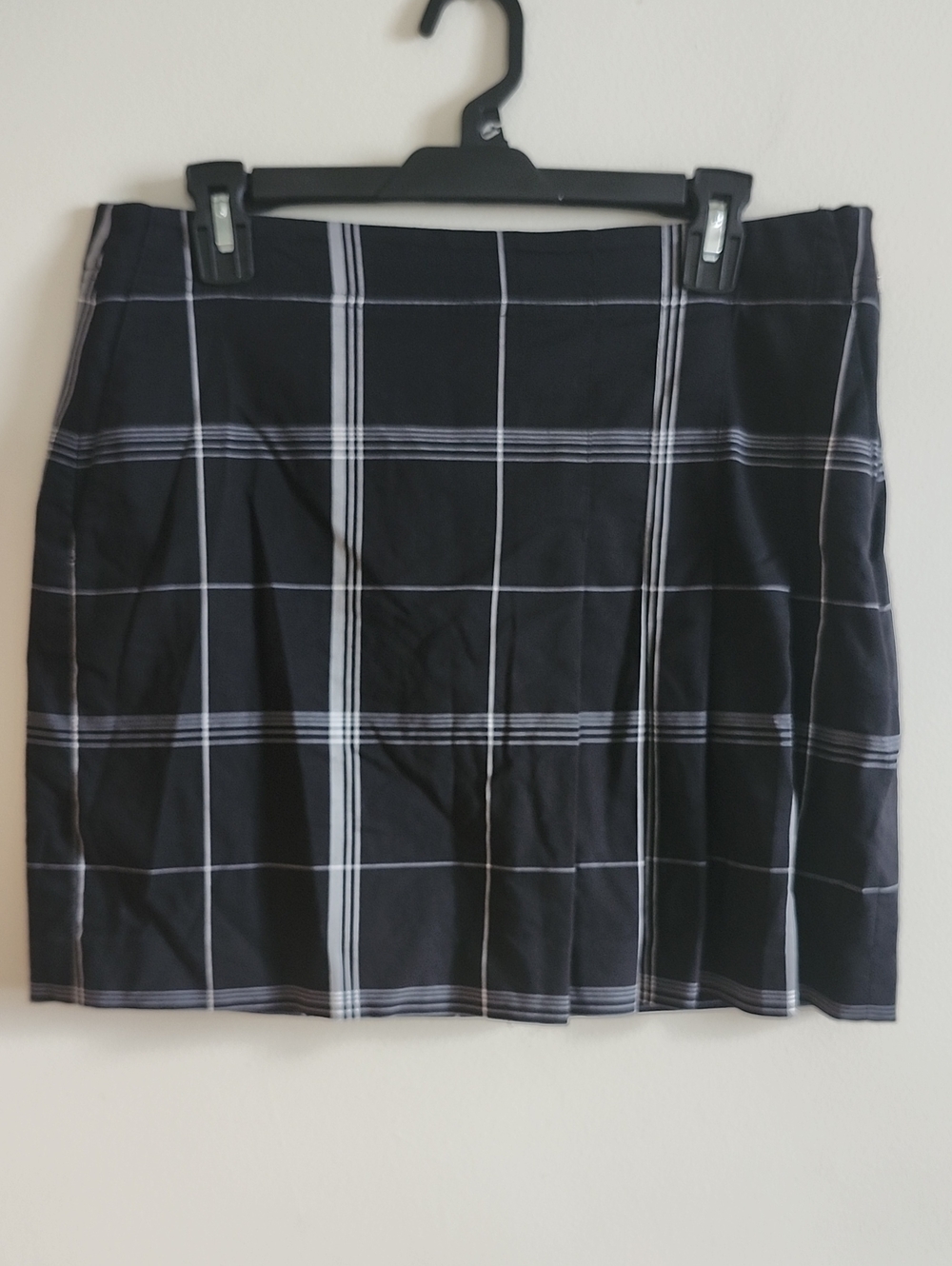 Polo Ralph Lauren Golf Black Plaid Women's Mini Skort. Sz 8